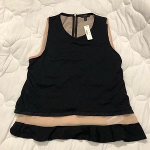 Top J.Crew black-beige